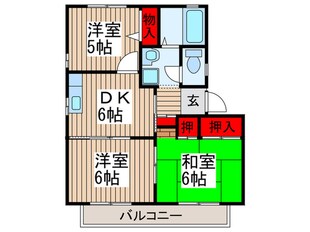 ファミールサカエの物件間取画像